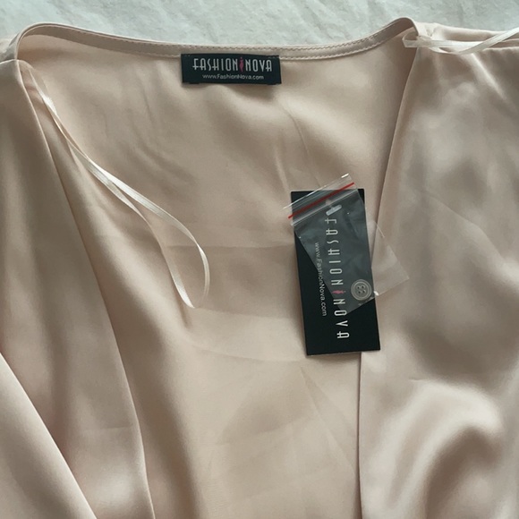 Pink champagne dress from fashion Nova - Picture 2 of 4